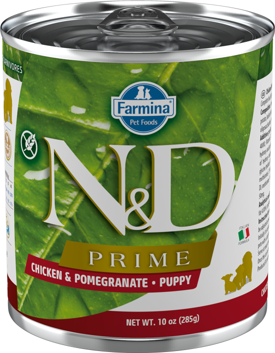 N&D Prime Tavuklu ve Narlı Yavru Köpek Konservesi 285 gr