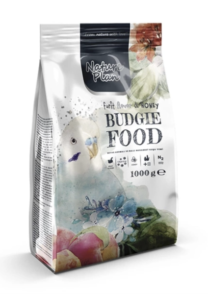 Nature Plan Meyve Aromalı Ve Ballı Muhabbet Kuşu Yemi 1000 gr