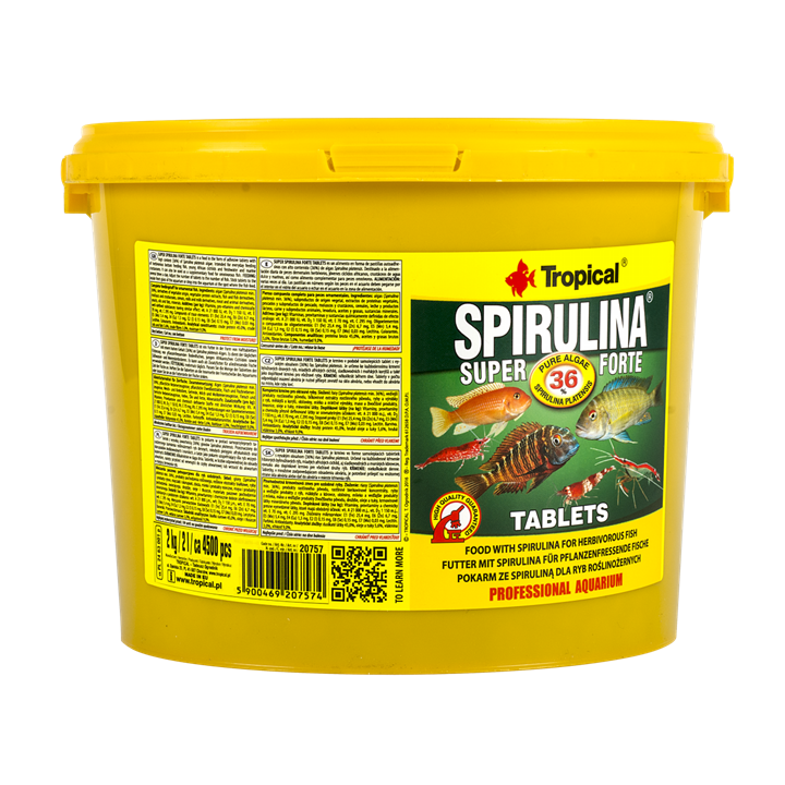 Tropical Super Spirulina Forte Tablets Balık Yemi 2 Kg