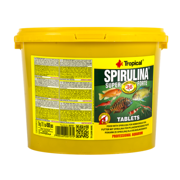 Tropical Super Spirulina Forte Tablets Balık Yemi 2 Kg