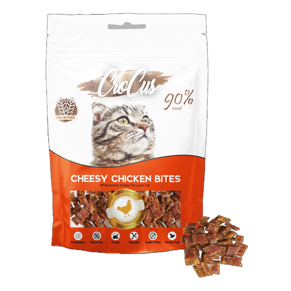 Crocus Bites Tavuklu Tahılsız Kedi Ödülü 80 Gr