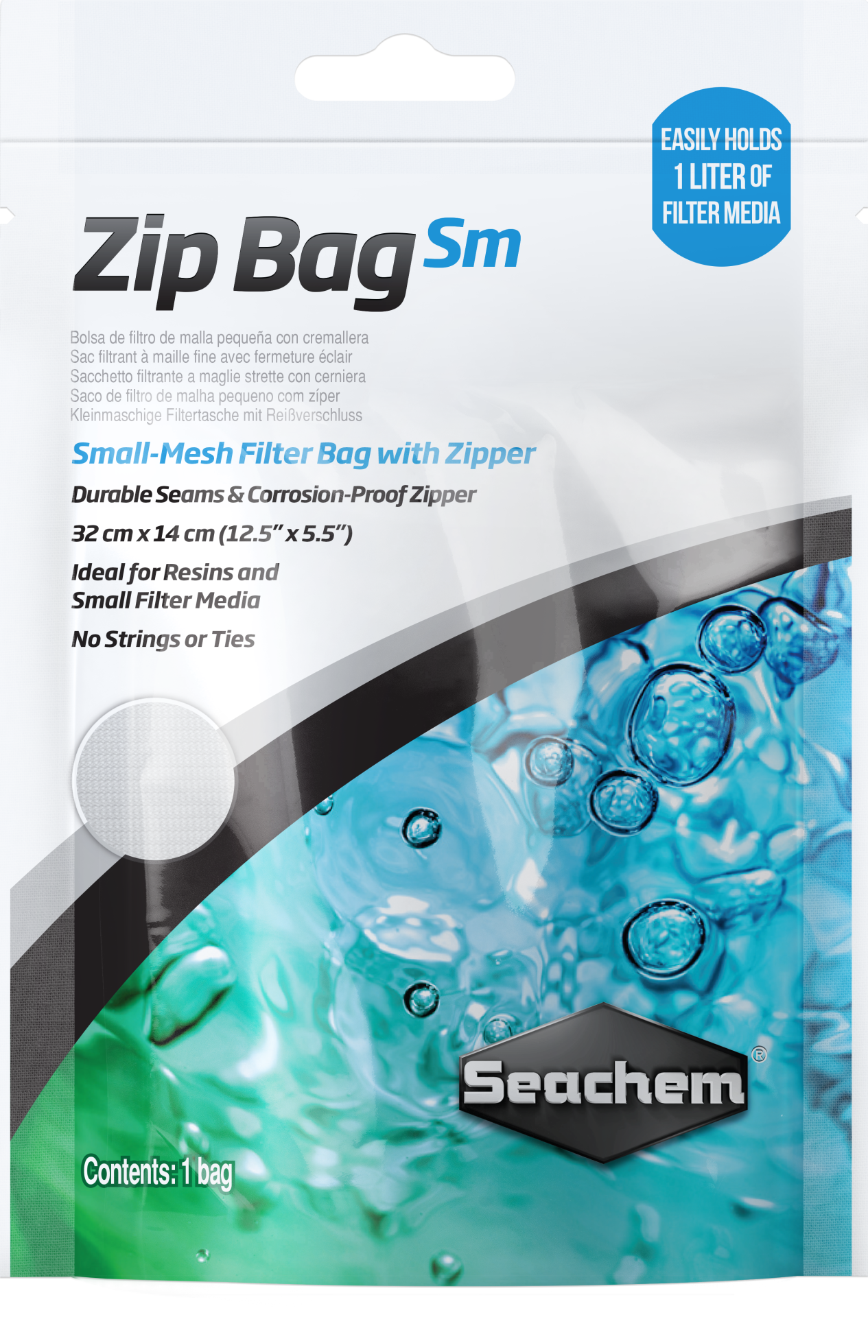 Seachem Zip Bag Fermuarlı Filtre Torbası Küçük Boy
