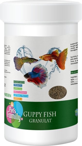 Pet’s Family Guppy Fısh Granulat Balık Yemi 100ml/50 Gr