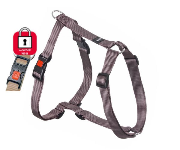 Karlie Kilitli Göğüs Tasma S 35-50Cm Gri