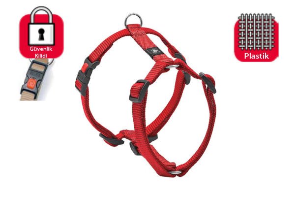 Karlie Kilitli Göğüs Tasması L 65-100Cm Kırmızı