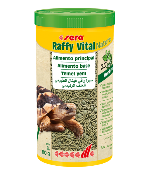 Sera Raffy Vital Nature Otçul Sürüngen Yemi 1000 ml