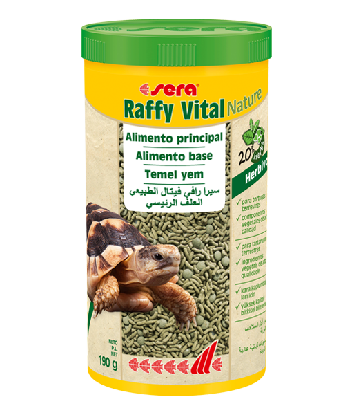 Sera Raffy Vital Nature Otçul Sürüngen Yemi 1000 ml