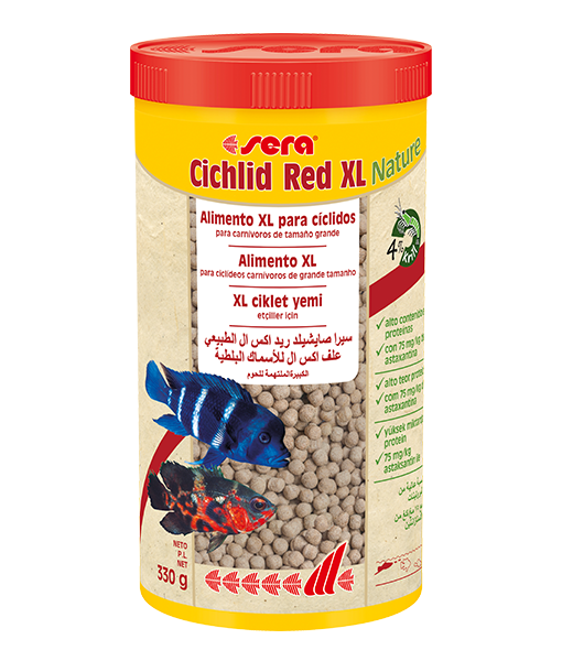 Sera Cichlid Red XL Nature Etçil Balık Yemi 1000 ml