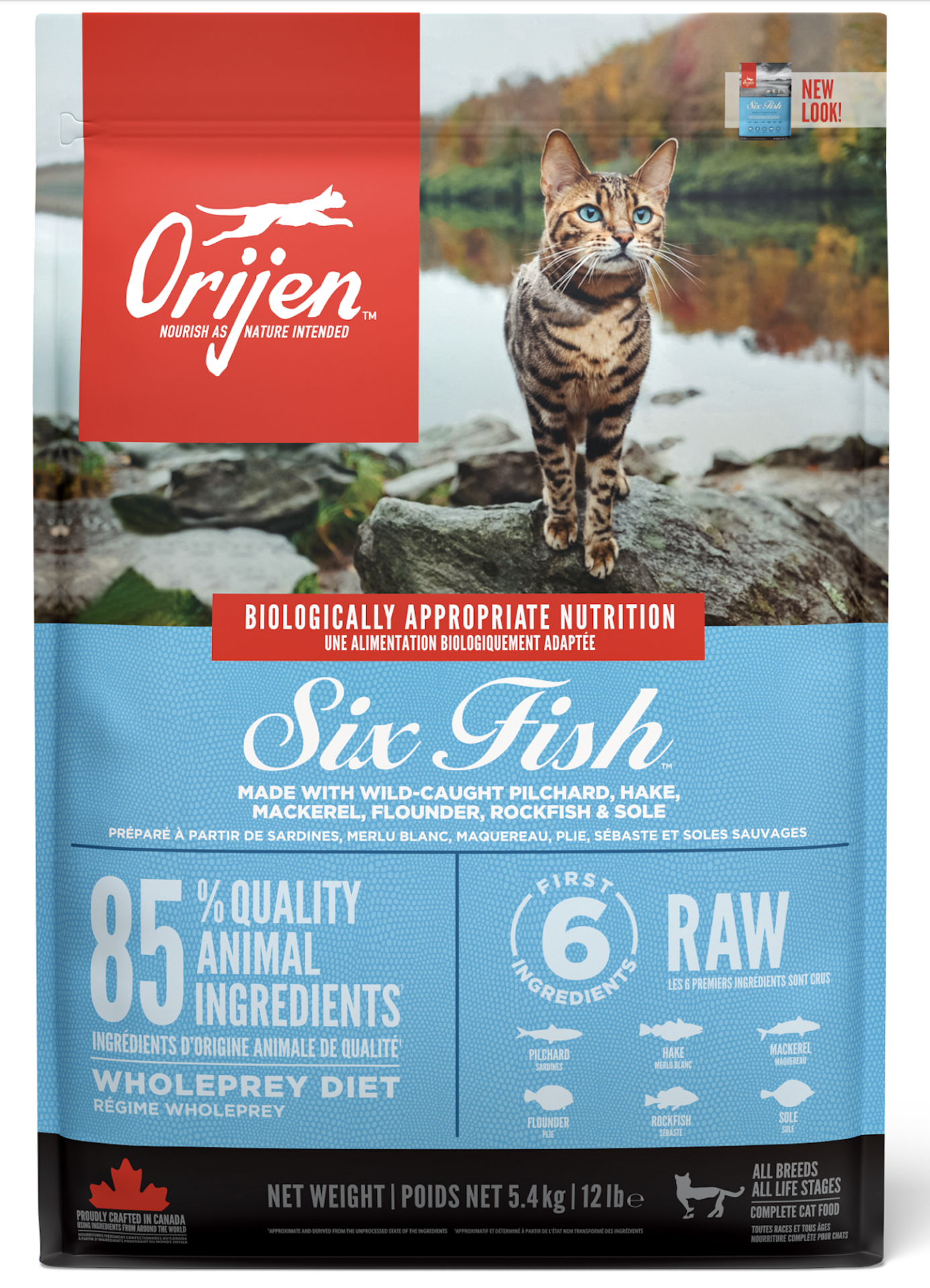 Orijen Six Fish Kedi Maması 5,4 Kg - Tüm ırk ve yaşam evreleri