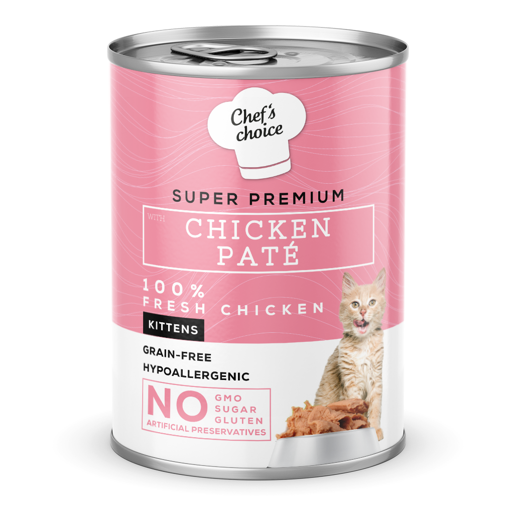 Chef's Choice Chicken Kitten Pate Yaş Kedi Maması 400 gr