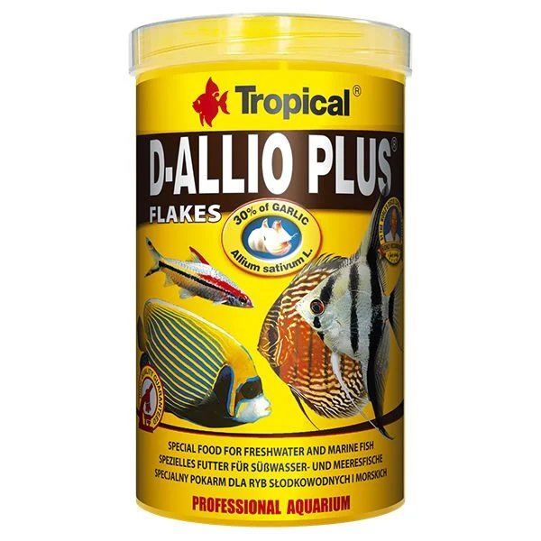 Tropical D-Allio Plus Flake Discus Pul Balık Yemi 100 ml