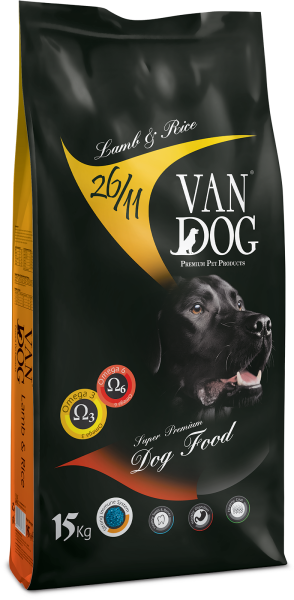 VanDog Kuzu - Pirinç Köpek Maması 15 Kg