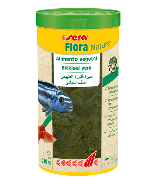 Sera Flora Nature Bitkisel Balık Yemi 1000 ml