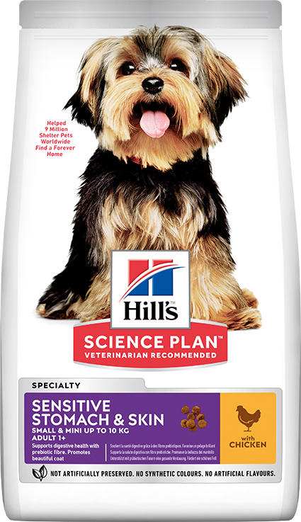 Hill's Adult Small & Mini Sensitive Stomach Skin Tavuklu Küçük ve Mini Irk Yetişkin Köpek Maması 1.5 Kg
