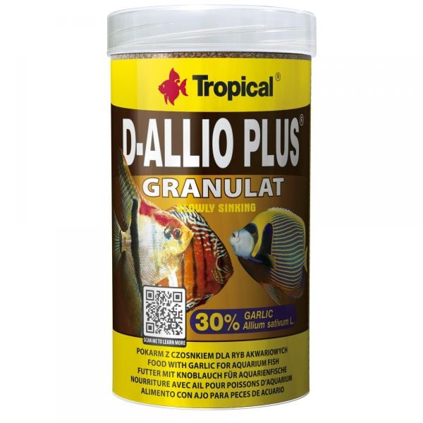 Tropical D-Allio Plus Granulat Balık Yemi 250 ml
