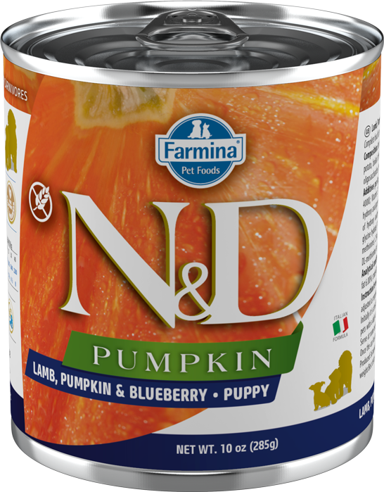 N&D Pumpkin Kuzu Etli Bal Kabaklı Yaban Mersinli Yavru Köpek Başlangıç Konservesi 285 gr