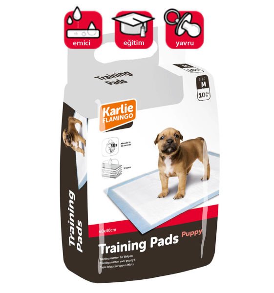 Karlie Yavru Köpek Çiş Pedi M 60x40 Cm 10'lu