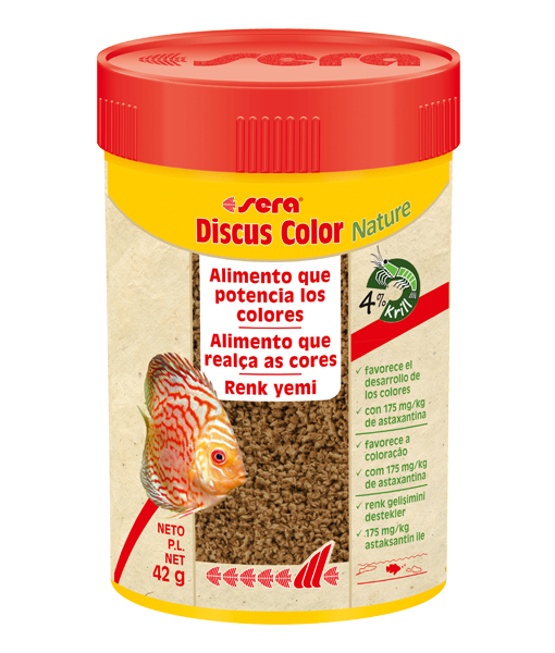 Sera Discus Color Nature Balık Yemi 100 ml
