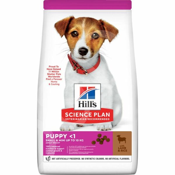 Hill's Puppy Small & Mini Kuzu Etli ve Pirinçli Küçük  ve Mini Irk Yavru Köpek Maması 1.5 Kg