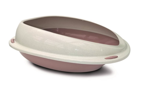 Comfy Cleo Medium Açık Kedi Tuvaleti Pembe