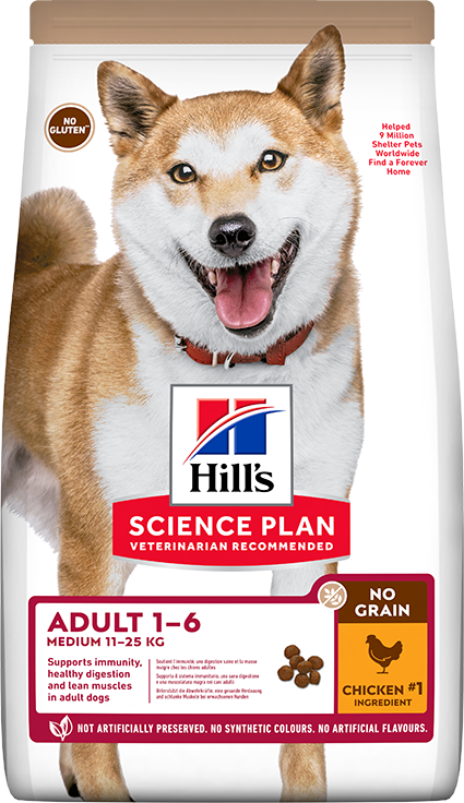 Hill's Adult Medium Tavuklu Tahılsız Orta Irk Yetişkin Köpek Maması 12 Kg