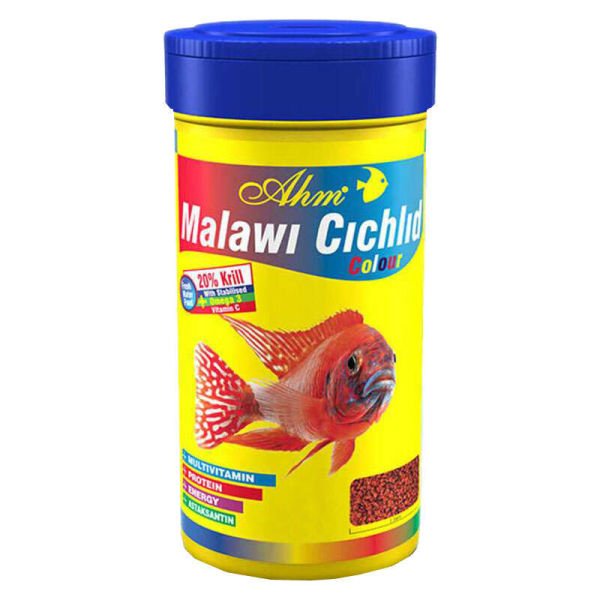 Ahm Malawi Cichlid Colour Granulat Balık Yemi 100 ml