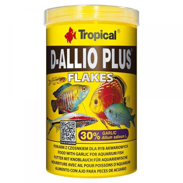 Tropical D-Allio Plus Flakes Discus Pul Balık Yemi 1000 ml