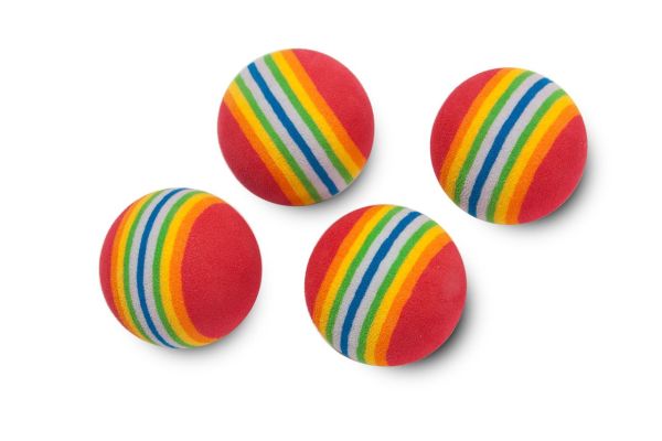 Karlie Plastik Top Oyuncak 4 Cm 4'lü