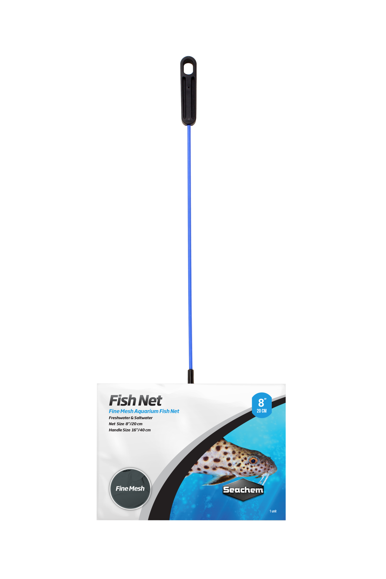Seachem 8 inch Akvaryum Kepçesi 20 cm Uzun Sap İnce Örgü