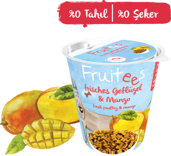 Bosch Fruitees Kümes Hayvanlı ve Mangolu Köpek Atıştırmalığı 200 gr