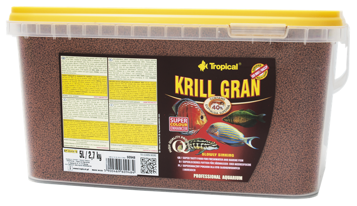 Tropical Krill Gran Akvaryum Balık Yemi (5 litre) 2,7 Kg
