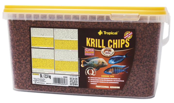 Tropical Krill Chips Akvaryum Balık Yemi (5 litre) 2,5 Kg