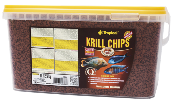 Tropical Krill Chips Akvaryum Balık Yemi (5 litre) 2,5 Kg