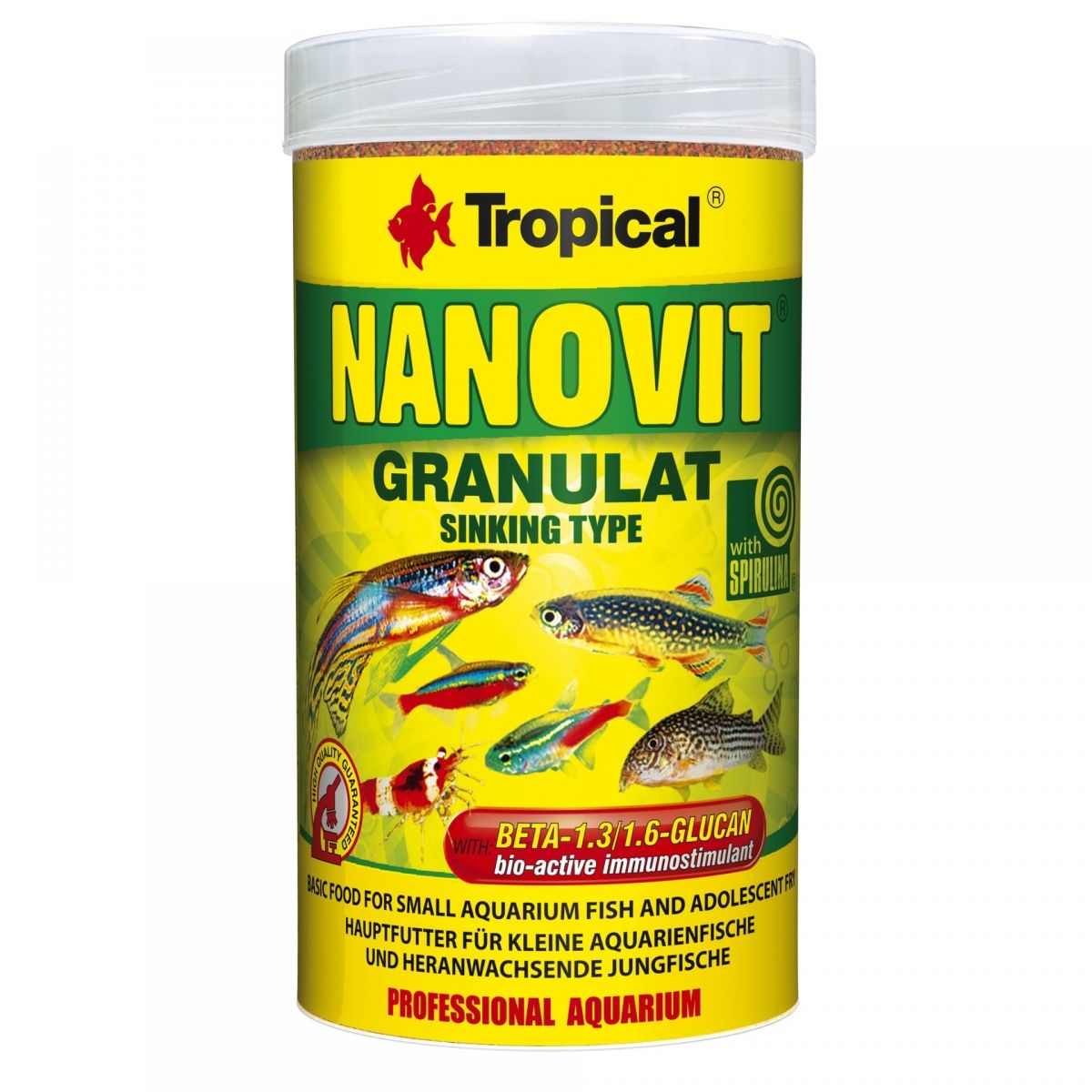 Tropical Nanovit Granulat Akvaryum Balık Yemi 250 ml