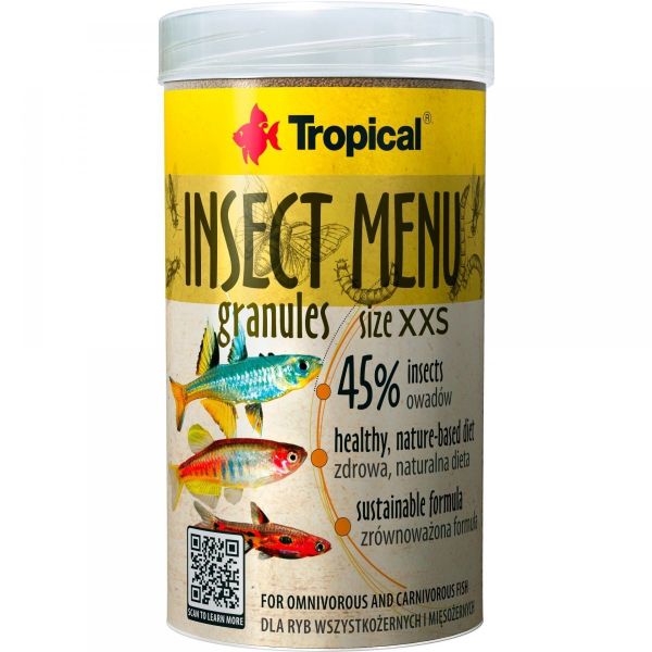 Tropical Insect Menu Granules XXS Akvaryum Balık Yemi 100 ml