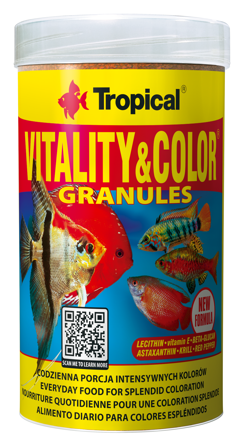Tropical Vitality & Color Granules Balık Yemi 1000 ml