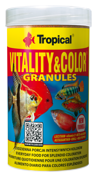 Tropical Vitality & Color Granules Balık Yemi 1000 ml