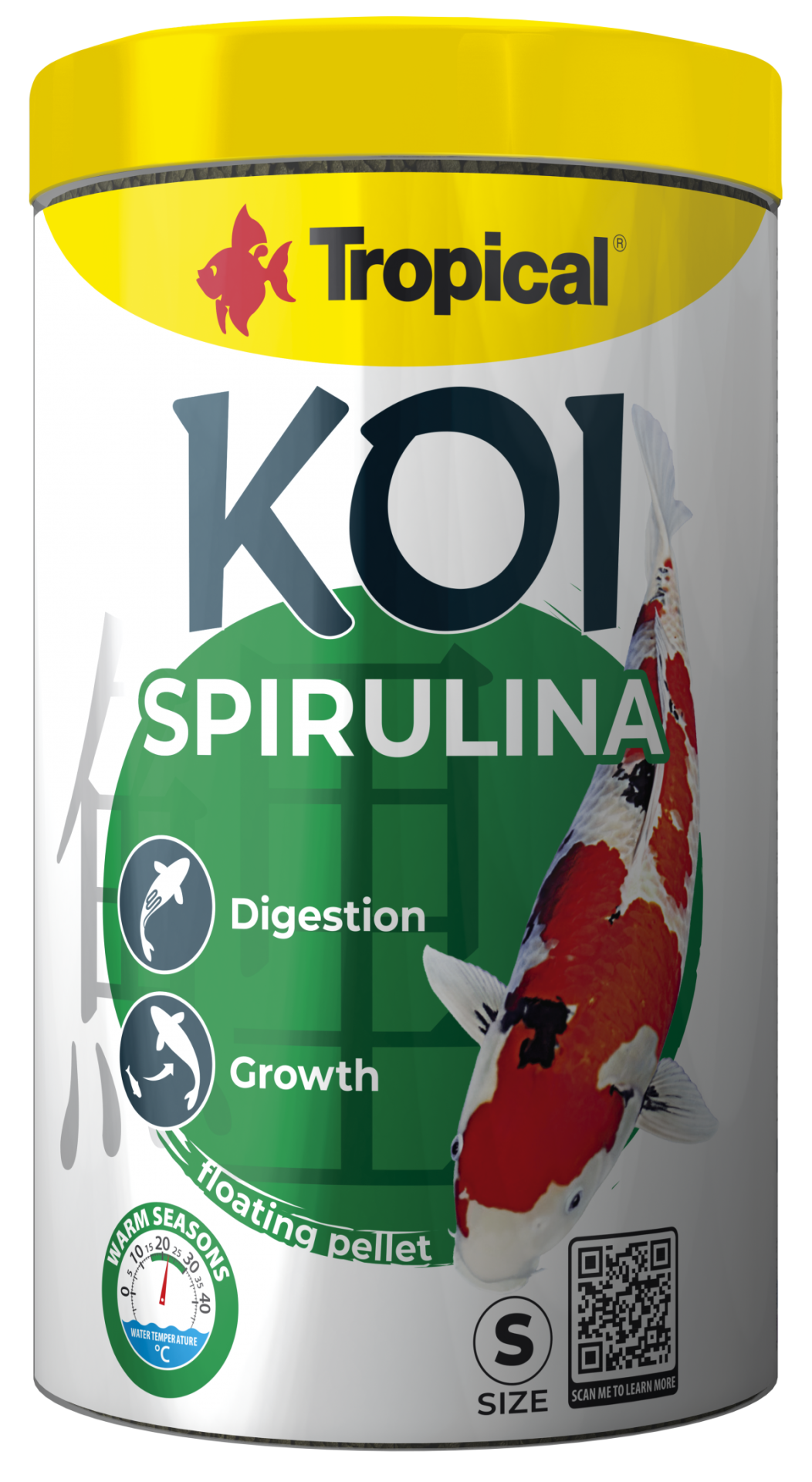 Tropical Koi Spirulina Pellet Size S 1000 ml