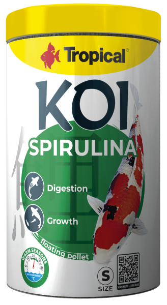 Tropical Koi Spirulina Pellet Size S 1000 ml