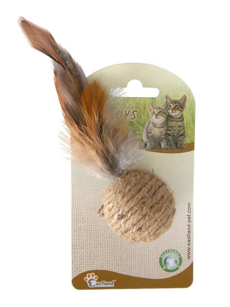 Eastland Tüylü Top Kedi Oyuncağı 4 Cm