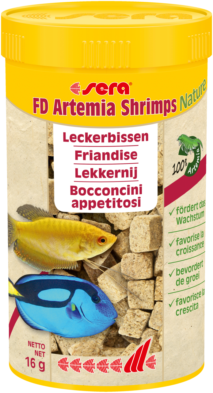 Sera FD Artemia Shrimps Nature Balık Yemi 250 ml