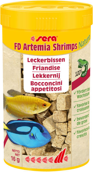 Sera FD Artemia Shrimps Nature Balık Yemi 250 ml