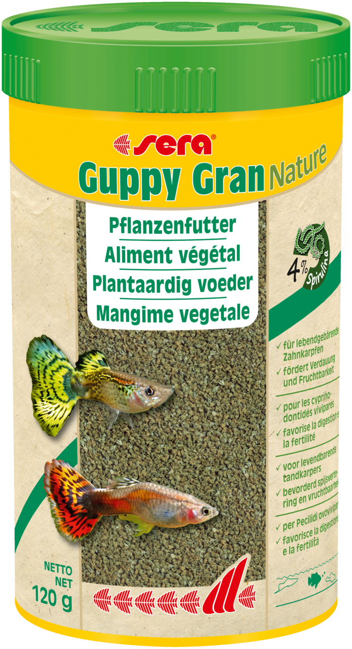 Sera Guppy Gran Nature Balık Yemi 250 ml