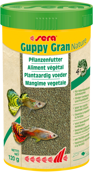 Sera Guppy Gran Nature Balık Yemi 250 ml