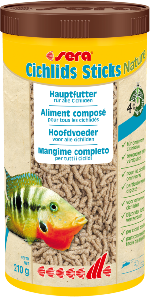 Sera Cichlid Sticks Nature Balık Yemi 1000 ml