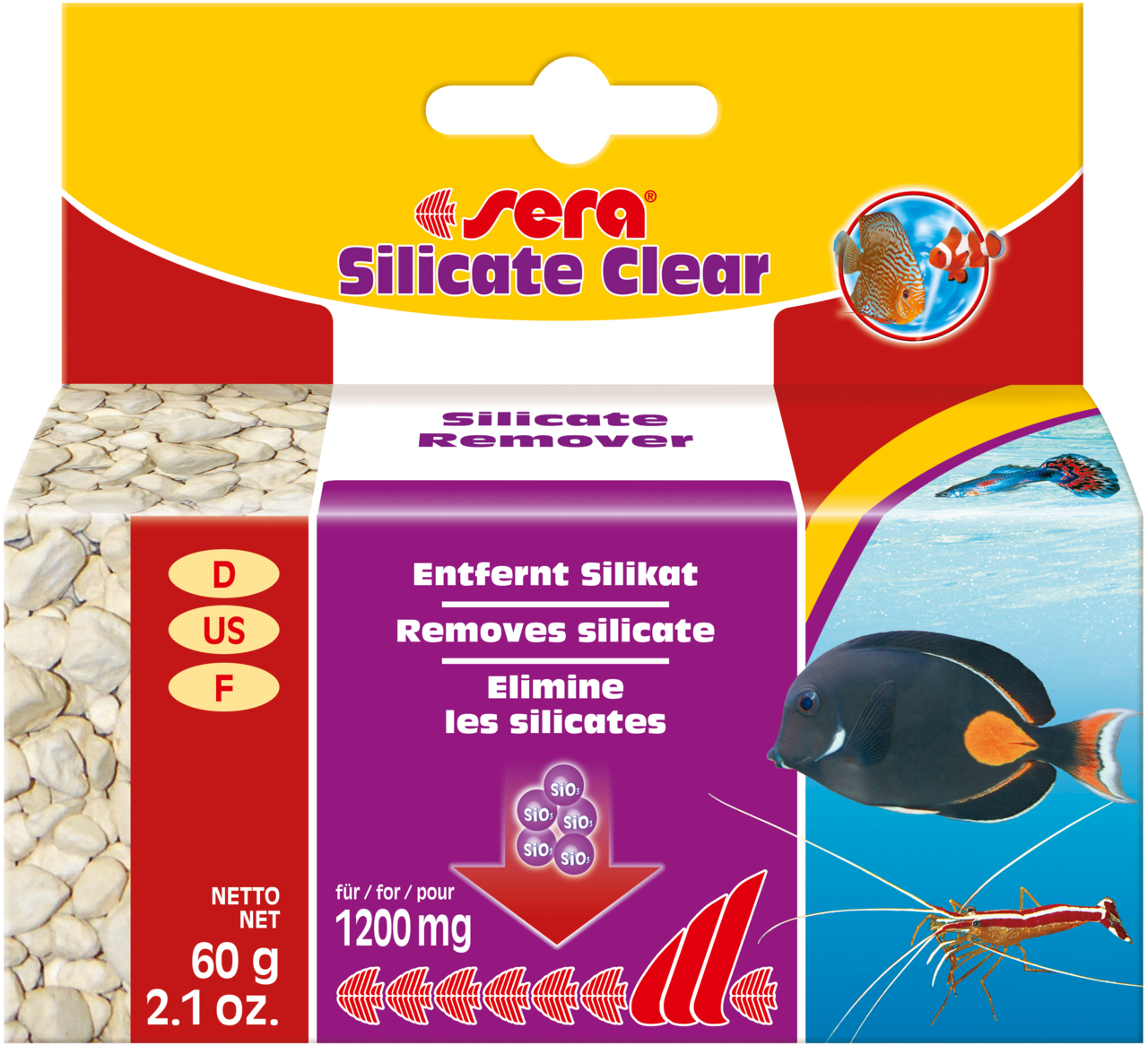 Sera Silicate Clear Akvaryum Silikat Giderici 60 gr