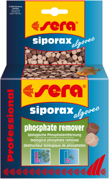 Sera Siporax Algovec Professional Phosphate Remover Akvaryum Fosfat Giderici 210 gr