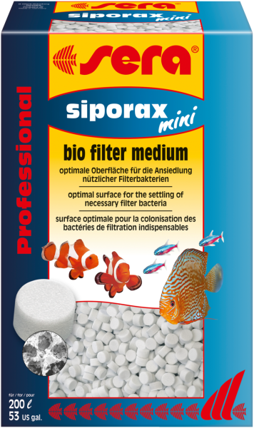 Sera Siporax Mini Professional Bio Filter Medium Akvaryum Filtre Malzemesi 270 gr