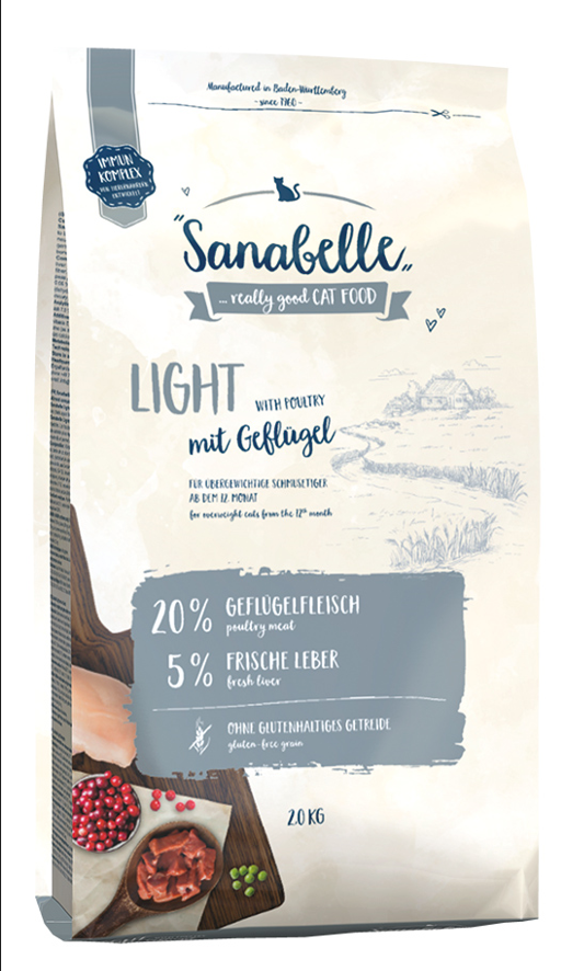 Sanabelle Light Kümes Hayvanlı Yetişkin Kedi Maması 2 Kg