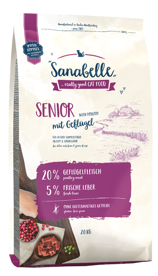 Sanabelle Senior Kümes Hayvanlı Yaşlı Kedi Maması 2 Kg